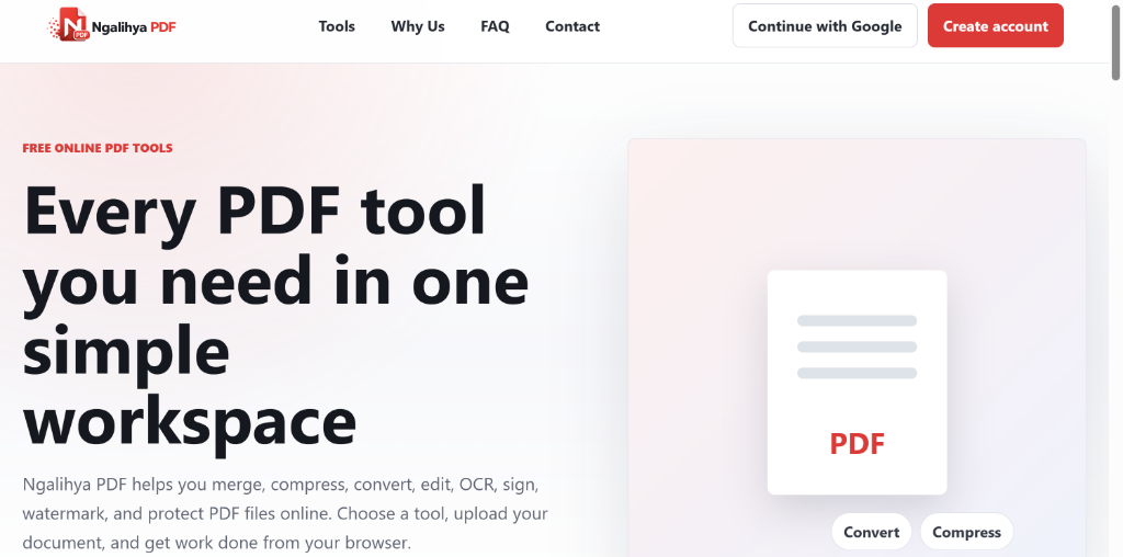 Ngalihya PDF - Free Online PDF Tools